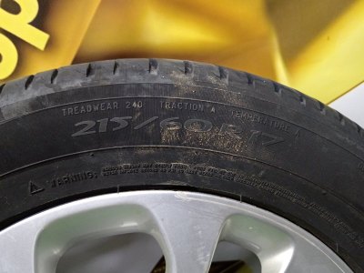 Колесо R17 5x112, Michelin 215/60 R17, летнее
