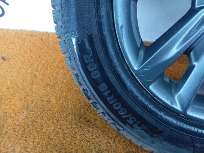 Колесо Kia Optima R16 5x114.3, Triangle 215/60 R16, зимнее, липучка