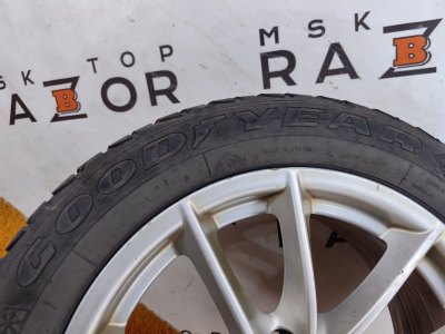 Колесо BMW R17 5x112, Goodyear 225/55 R17, зимнее, шипы