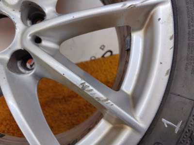 Колесо BMW R17 5x112, Goodyear 225/55 R17, зимнее, шипы