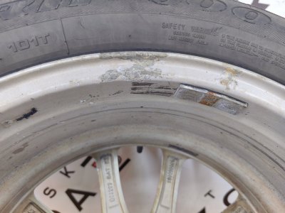 Колесо BMW R17 5x112, Goodyear 225/55 R17, зимнее, шипы