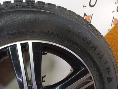 Колесо K&K КС613 R16 5x114.3, Continental 215/65 R16, зимнее, шипы