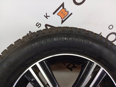 Колесо K&K КС613 R16 5x114.3, Continental 215/65 R16, зимнее, шипы