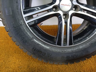 Колесо K&K КС613 R16 5x114.3, Continental 215/65 R16, зимнее, шипы