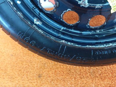 Докатка (запасное колесо) Chery Tiggo 8 Pro R17 5x108, 135/80 R17
