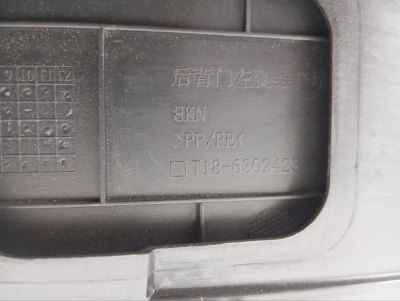 Обшивка крышки багажника