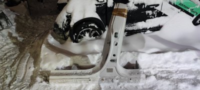 Порог с центральной стойкой