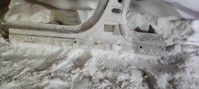Порог с центральной стойкой