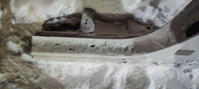 Порог с центральной стойкой