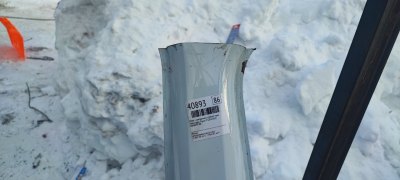 Порог с центральной стойкой