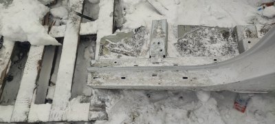 Порог с центральной стойкой