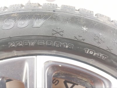 Колесо Exeed LX R18 5x108, Cordiant 225/60 R18, зимнее, липучка