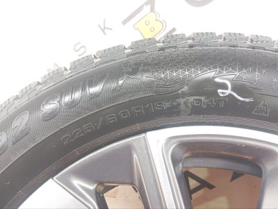 Колесо Exeed LX R18 5x108, Cordiant 225/60 R18, зимнее, липучка