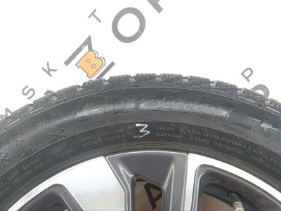 Колесо Exeed LX R18 5x108, Cordiant 225/60 R18, зимнее, липучка