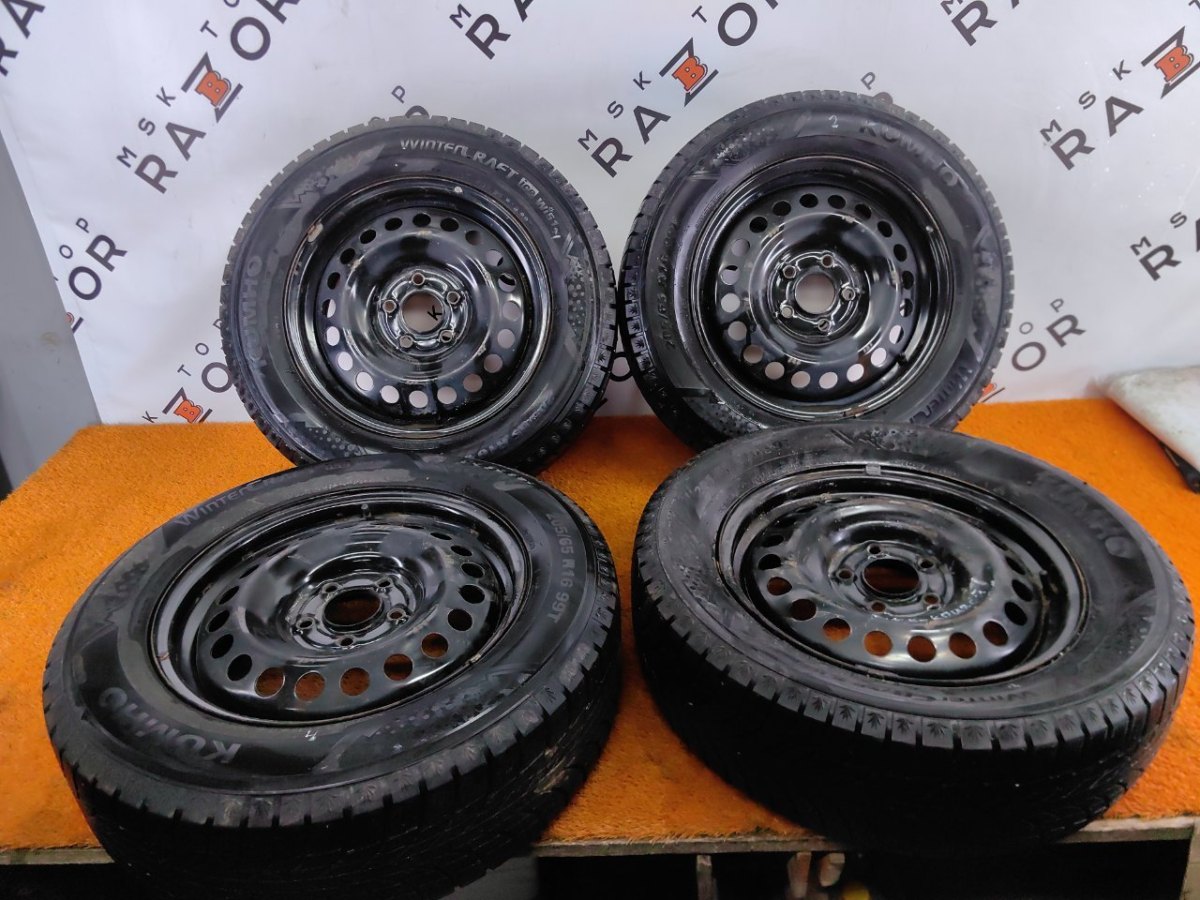 52910M0000 Колесо Hyundai Creta R16 5x114.3, Kumho 205/65 R16, зимнее, липучка фото 1