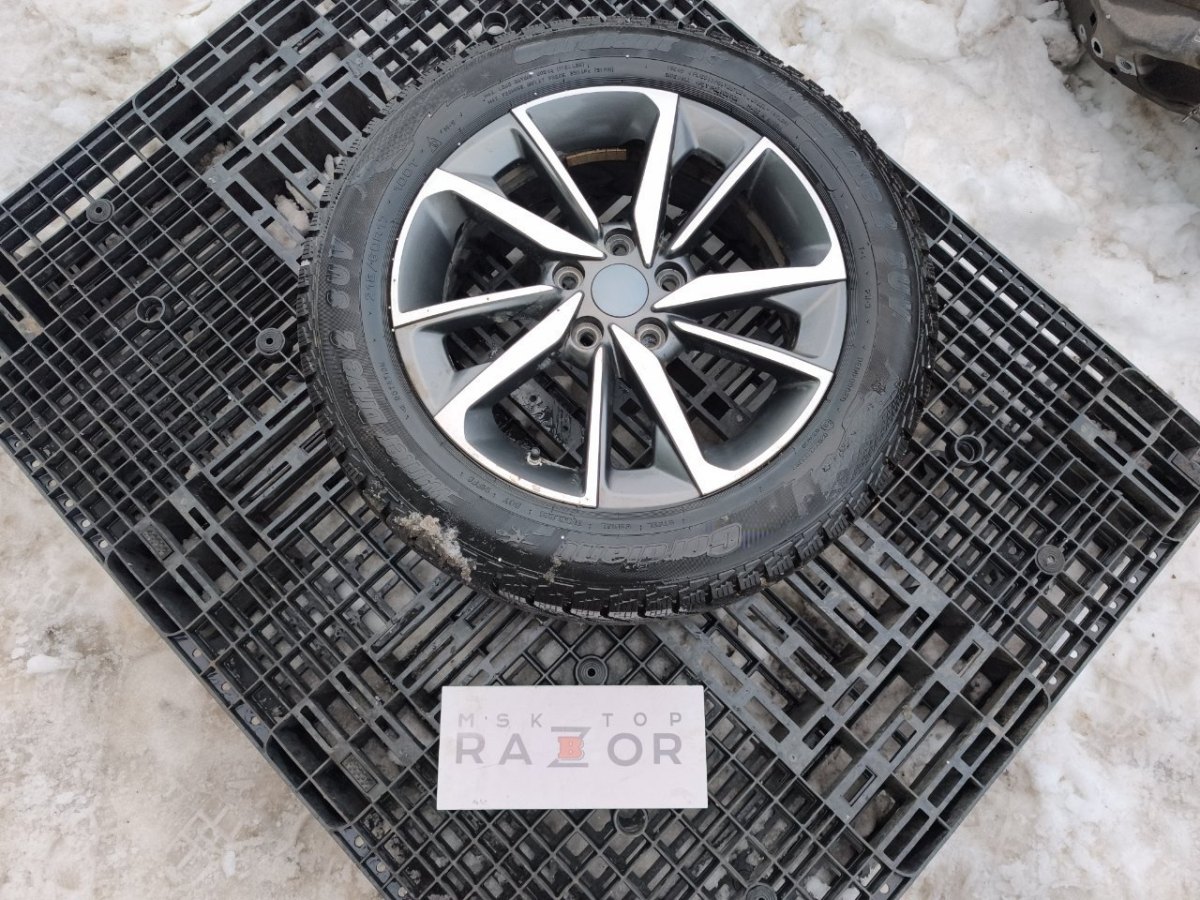 6600002666 Колесо Geely Coolray R16 5x114.3, Cordiant 215/60 R16, зимнее, липучка фото 1