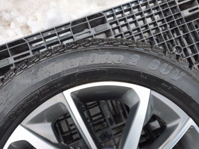 Колесо Geely Coolray R16 5x114.3, Cordiant 215/60 R16, зимнее, липучка