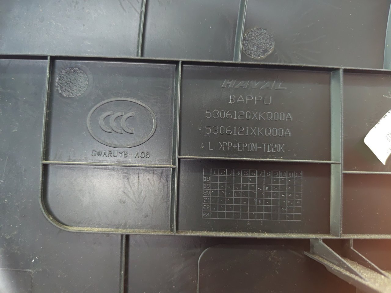 5306120XKQ00A, 5306121XKQ00A Накладка торпедо Haval F7 2023 фото 10