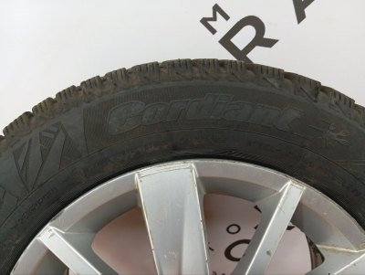 Колесо Skoda Rapid R15 5x100, Cordiant 185/65 R15, зимнее, липучка