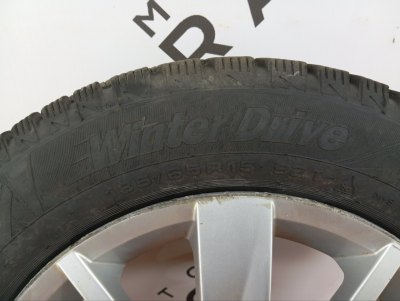 Колесо Skoda Rapid R15 5x100, Cordiant 185/65 R15, зимнее, липучка