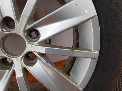 Колесо Skoda Rapid R15 5x100, Cordiant 185/65 R15, зимнее, липучка