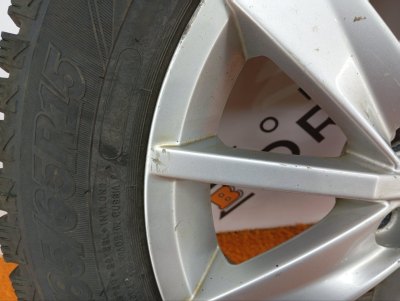 Колесо Skoda Rapid R15 5x100, Cordiant 185/65 R15, зимнее, липучка