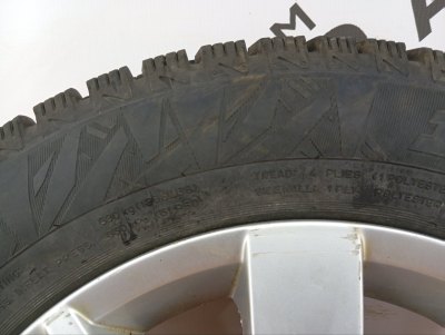 Колесо Skoda Rapid R15 5x100, Cordiant 185/65 R15, зимнее, липучка