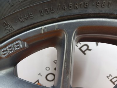Колесо Audi A4 R18 5x112, Nokian 235/45 R18, зимнее, липучка