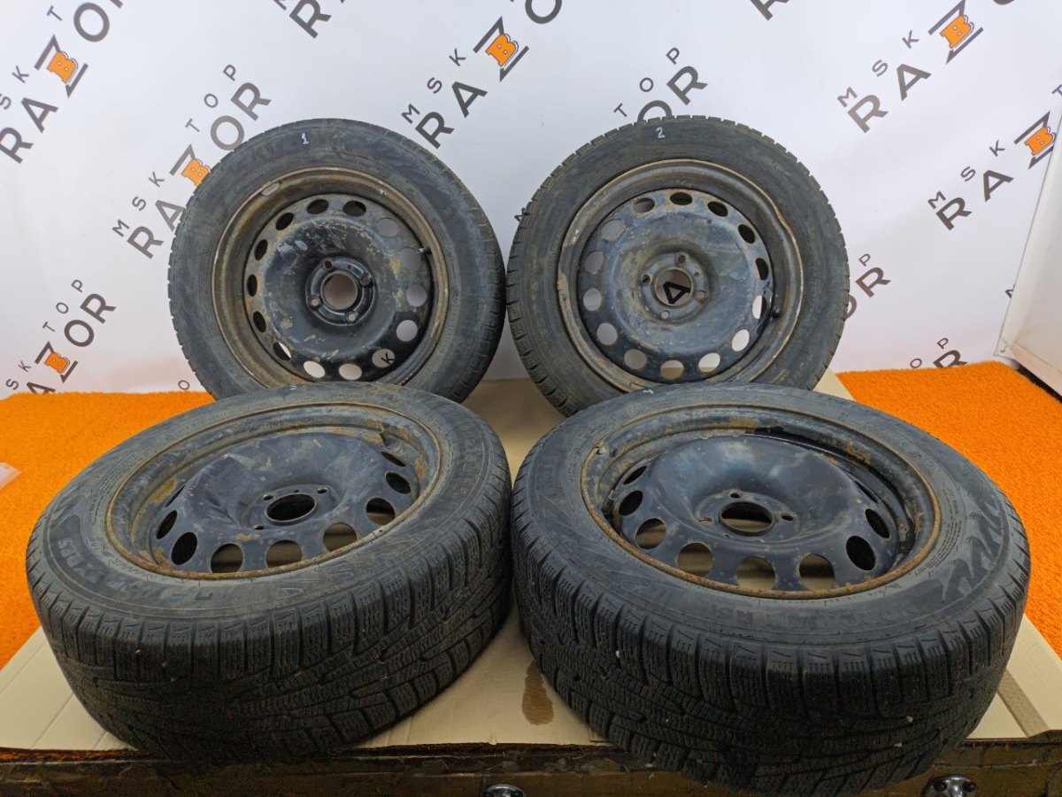 Колесо Citroen C4 R16 4x108, Nokian 215/55 R16, зимнее, липучка фото 1
