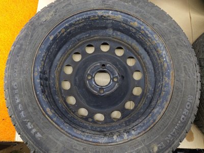 Колесо Citroen C4 R16 4x108, Nokian 215/55 R16, зимнее, липучка