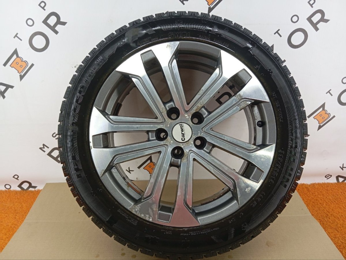 Колесо Omoda C5 R18 5x114.3, Sailun 215/55 R18, зимнее, липучка фото 1