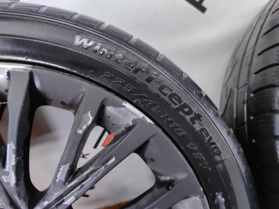 Колесо FAW Bestune B70 R18 5x114.3, Hankook 225/45 R18, зимнее, липучка