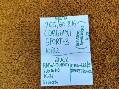 Колесо BMW 3 R16 5x120, Cordiant 205/60 R16, летнее