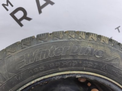 Колесо Skoda Rapid R15 5x100, Cordiant 185/65 R15, зимнее, липучка