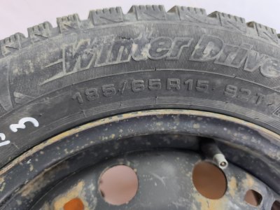 Колесо Skoda Rapid R15 5x100, Cordiant 185/65 R15, зимнее, липучка