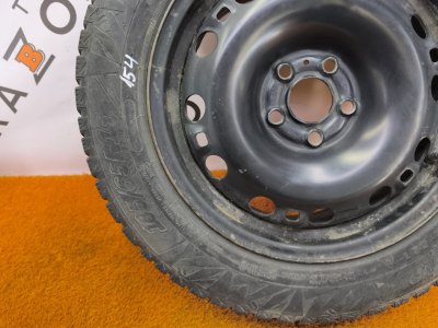 Колесо Skoda Rapid R15 5x100, Cordiant 185/65 R15, зимнее, липучка