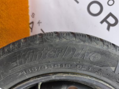 Колесо Skoda Rapid R15 5x100, Cordiant 185/65 R15, зимнее, липучка