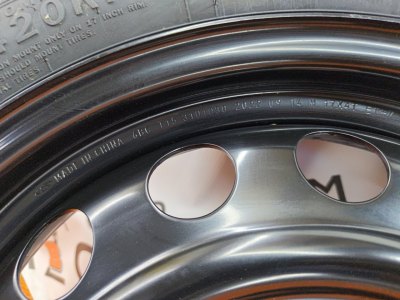 Докатка (запасное колесо) Chery Tiggo 4 R17 5x108, 135/80 R17