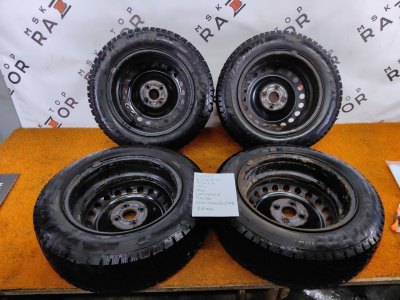 Колесо Kia Rio R15 4x100, Cordiant 185/65 R15, зимнее, липучка