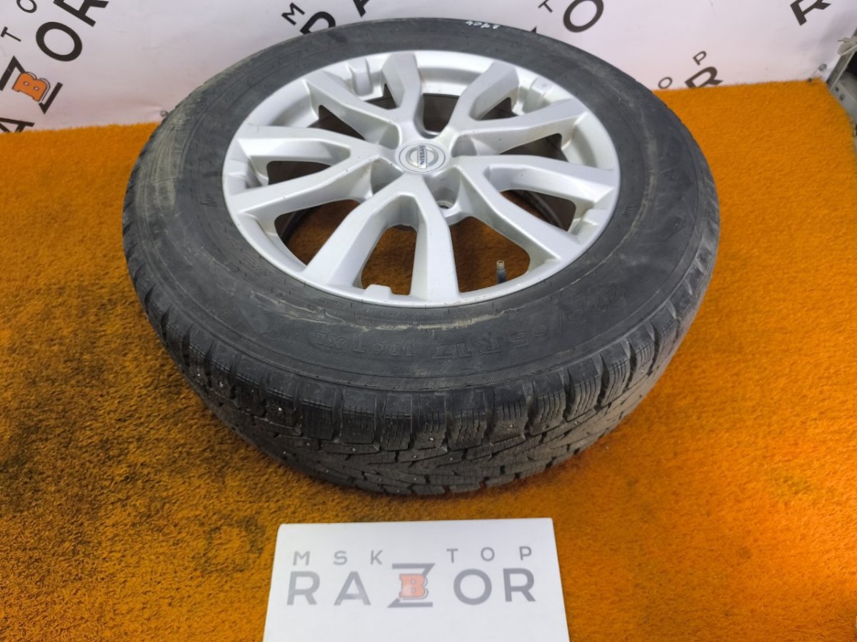 AC4CH-T6 Колесо Nissan X-Trail R17 5x114.3, Ikon tyres 225/65 R17, зимнее, шипы фото 1