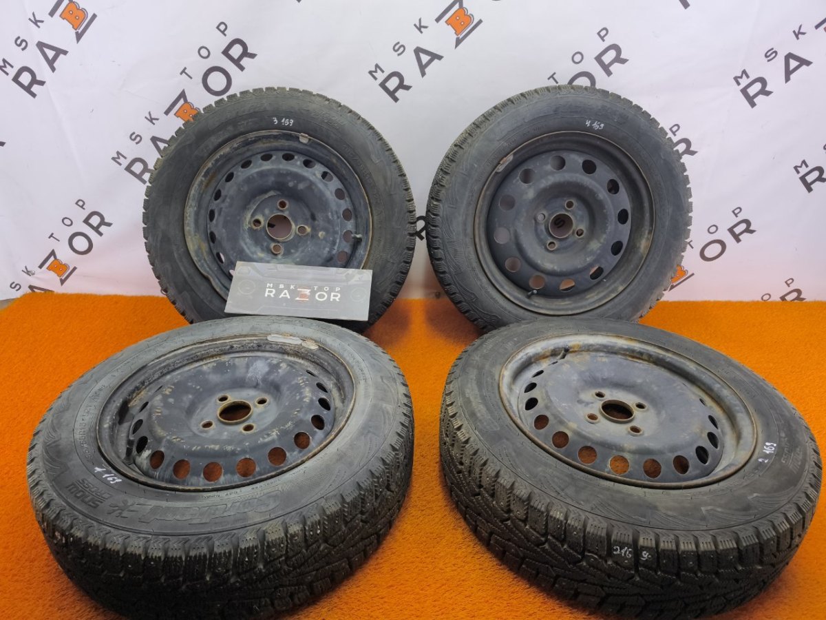 529104L000 Колесо Hyundai Solaris R15 4x100, Cordiant 185/65 R15, зимнее, шипы фото 1