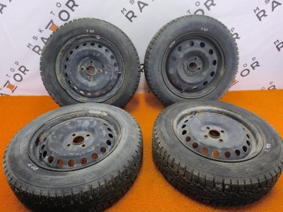 Колесо Hyundai Solaris R15 4x100, Cordiant 185/65 R15, зимнее, шипы
