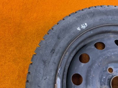 Колесо Hyundai Solaris R15 4x100, Cordiant 185/65 R15, зимнее, шипы