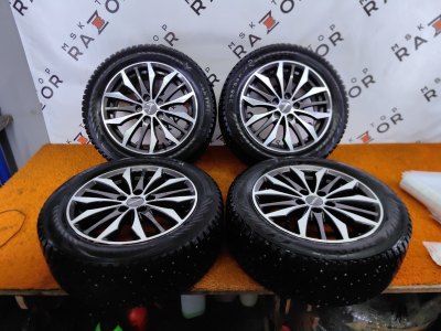 Колесо Omoda S5 R16 5x108, Ikon tyres 205/55 R16, зимнее, шипы