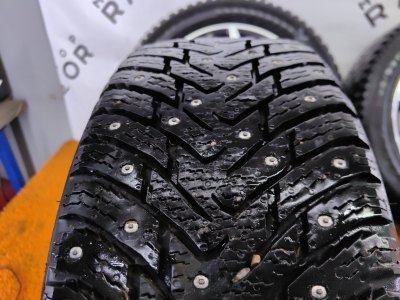 Колесо Omoda S5 R16 5x108, Ikon tyres 205/55 R16, зимнее, шипы