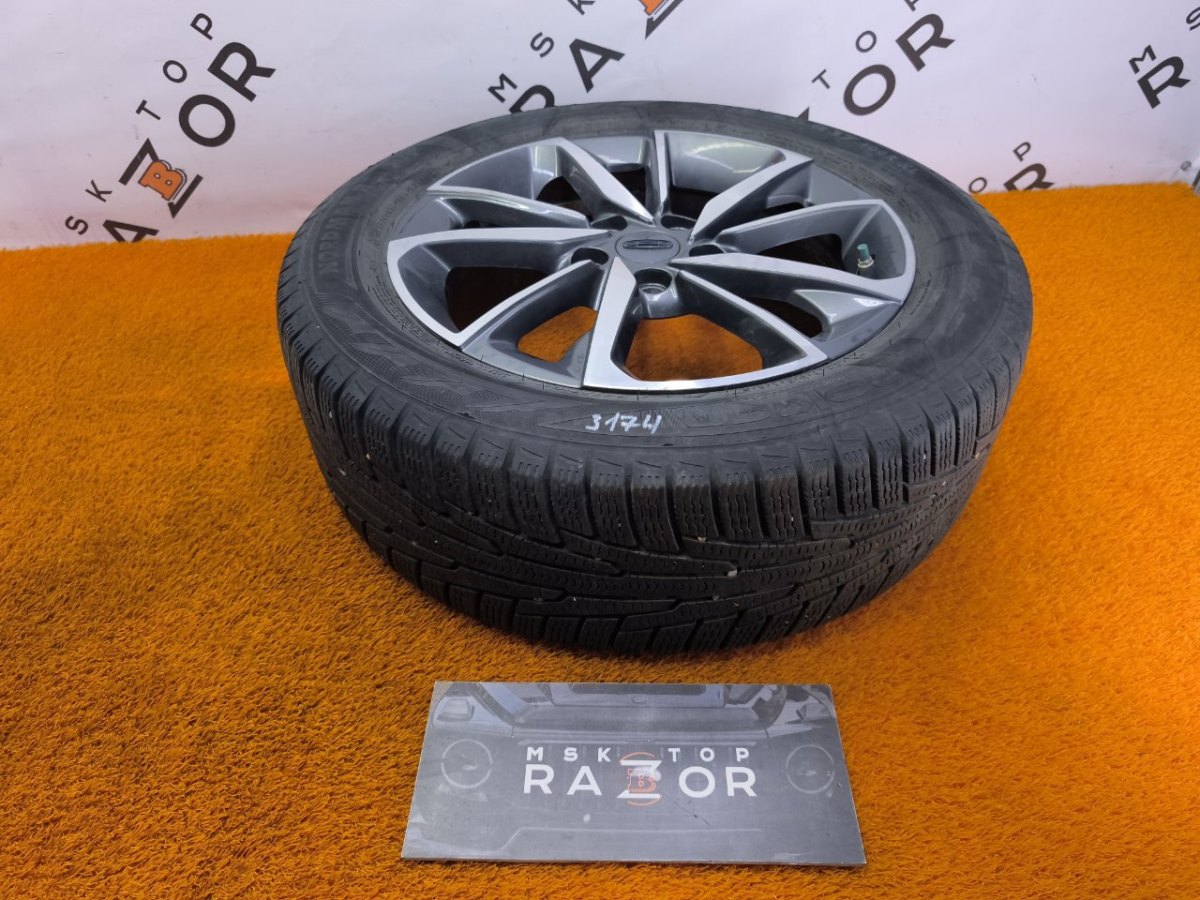 6600002666 Колесо Geely Coolray R17 5x114.3, Nokian 215/60 R17, зимнее, липучка фото 1