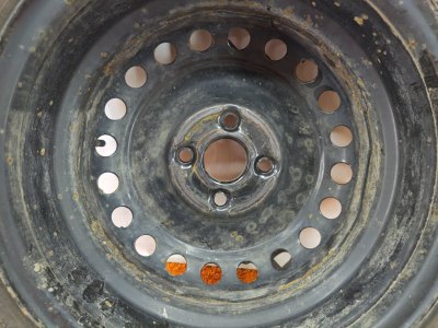 Колесо Kia Rio X-Line R16 4x100, Cordiant 185/65 R16, зимнее, шипы
