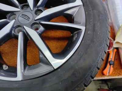 Колесо Geely Coolray R17 5x114.3, Cordiant 215/60 R17, зимнее, липучка