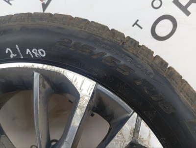 Колесо Geely Coolray R18 5x114.3, Pirelli 215/55 R18, зимнее, липучка
