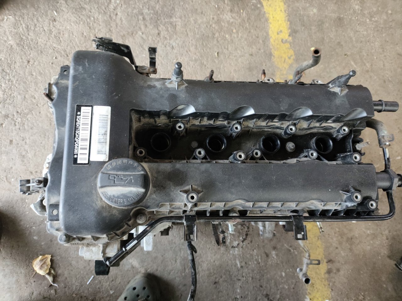DM1-BJ0000E93AA, E4T16-1007083, DM1BJ0000E93AA, SQRE4T15C Двигатель Chery Tiggo 7 PRO 2023 фото 3